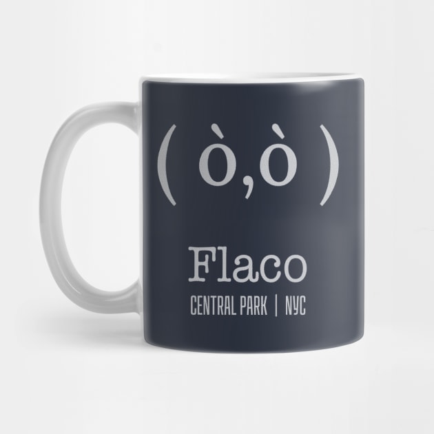 Flaco as Typography Emojis (dark) by WickedAngel